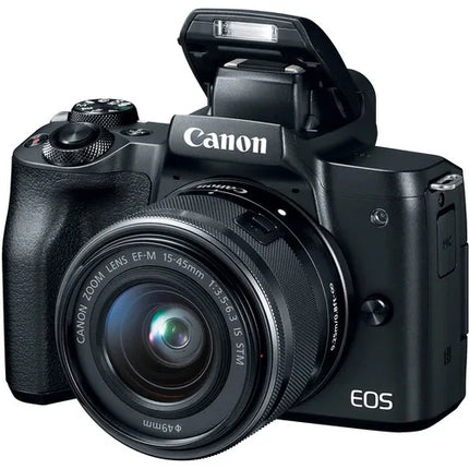 Canon M50 Mirrorless Digital Camera EF-M 15-45mm IS STM Lens, HD 4K -Vari-Angle Touchscreen Wi-Fi Digital ILC Camera(Brand new)