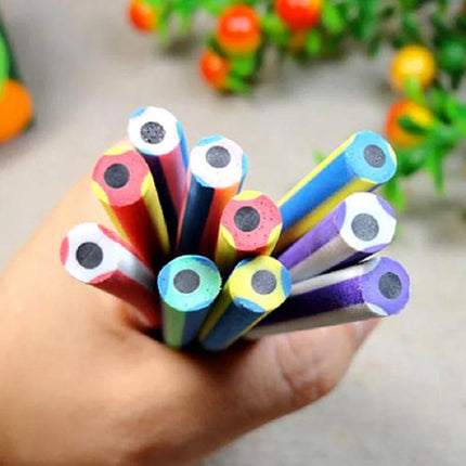 3Pcs Colorful Magic Bendy Flexible Soft Pencil With Eraser Stationery Student Pencils For Kids Writing Gift School Office Supply