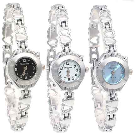 Retro Quartz Watch Classic Roman Ladies Bracelet Watches Women High Quality Silver Wristwatch Vintage Female Clock