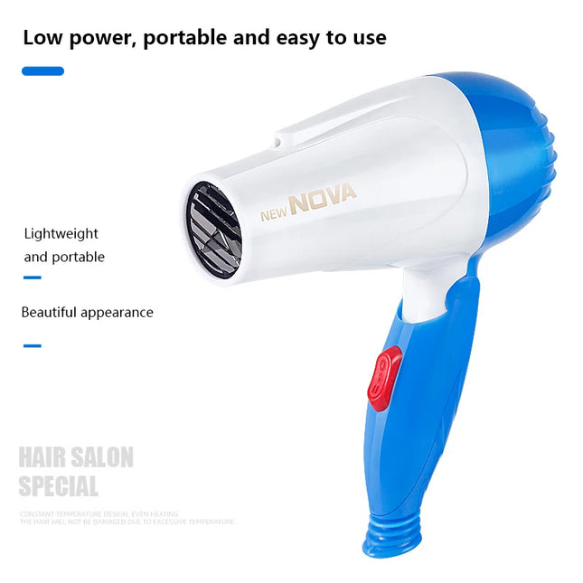 Mini Portable Hair Dryer Foldable Hotel Student Dormitory Low Power Hair Dryer 220V