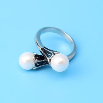 925 Sterling Silver Daenerys Ring Pearls Ring Cosplay Prop Women Gift Jewelry