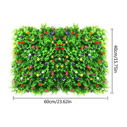 Artificial Plant Lawn lvy Screening Grass Fake Wall Plant Decorative Garden Outdoor Interior Decoration Home Decor 40*60cm