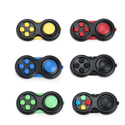 New Premium Quality Fidget Controller Pad Game Focus Toy Smooth ABS Plastic Stress Relief Squeeze Fun Hand Hot Interactive Gift