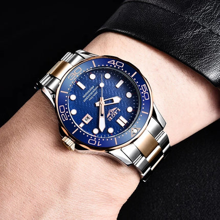 Men's Watches LIGE Top Brand Luxury Business Stainless Steel Quartz Wristwatch Date Waterproof Luminous Watch for Man Male Clock