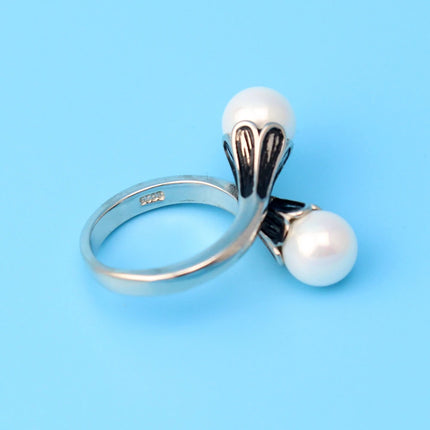 925 Sterling Silver Daenerys Ring Pearls Ring Cosplay Prop Women Gift Jewelry