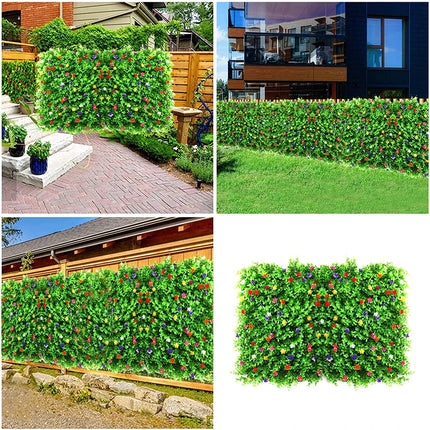 Artificial Plant Lawn lvy Screening Grass Fake Wall Plant Decorative Garden Outdoor Interior Decoration Home Decor 40*60cm