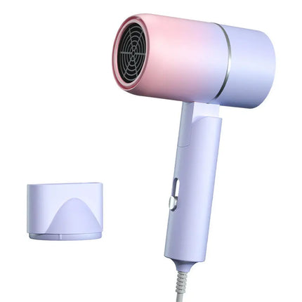 MIni Folding Hairdryer 750W with Carrying Bag Hot Air Anion Hair Care for Home Travel Hair Dryer Dormitory Blow Drier 220V-240V