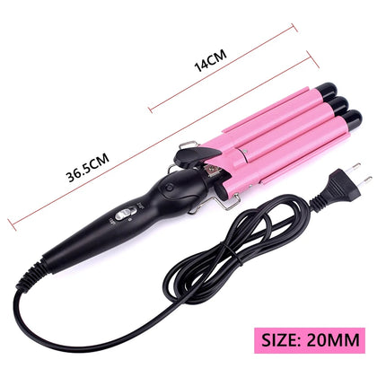 Professional Hair Curling Iron Ceramic Triple Barrel Hair Curler Irons Hair Wave Waver Styling Tools Hair Styler Wand