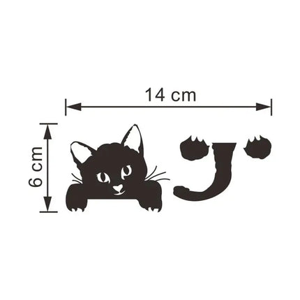 Funny Cute Cat Dog Switch Stickers Wall Cartoon Luminous Switch Sticker Glow In The Dark Wall Home Bedroom Parlor Decoration