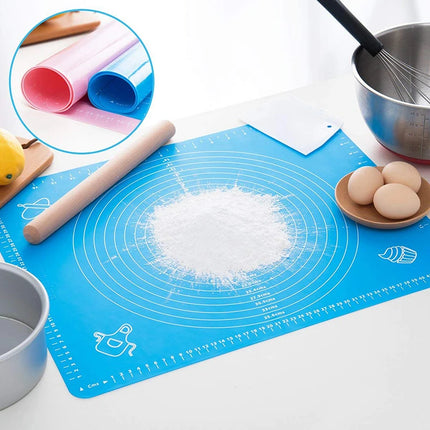 Silicone Baking Mat Kneading Dough Mat Pizza Cake Sheet Liner Kitchen Cooking Grill Gadgets Bakeware Table Mats Pad Pastry Tools