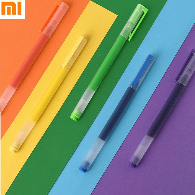 Original Xiaomi MI Gel Pen 0.5MM Color Ink Set Pens Super Durable Colorful Writing Sign Pen Office School Stationery Supplies