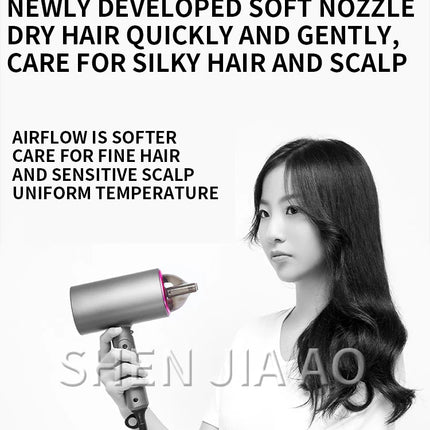 Folding Hair Dryer Portable Household Multi-function Hair Dryer Cold and Warm Air Can Be Switched 18000RPM