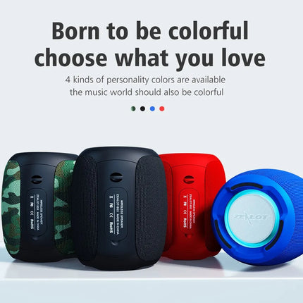 ZEALOT S53 Mini Bluetooth Speaker Portable Wireless Column Waterproof HIFI Lossless Sound Quality Stereo Subwoofer Loudspeaker