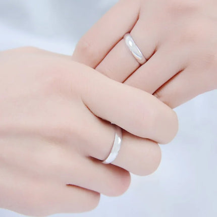 New Classic 4mm Minimalist Round Stainless Steel Ring Women Men Simple Solid Color Wedding Rings Party Daily Couple Jewelry Gift