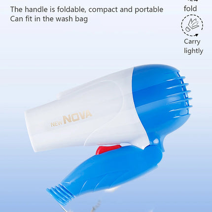 Mini Portable Hair Dryer Foldable Hotel Student Dormitory Low Power Hair Dryer 220V