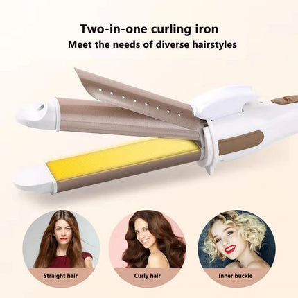 Temperature Setting Electric Hair Curler Long Curling Tong Wand 9-38mm Professional Hair Curling Iron LCD Screen