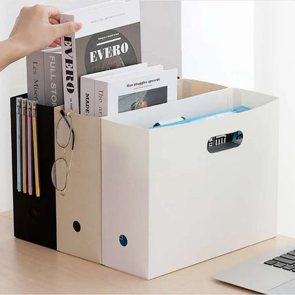 Magazine Holder Newspaper Rack Stationery Storage Box Desk Organizer for Document Letter File Tray Home School Office Supplies