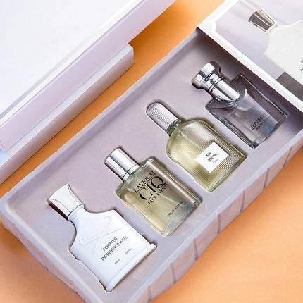 Gift Box Four Piece Set Fragrance Lasting Body Spray Perfume Essential Oil Scent Pheromone Eau De Parfum Cologne 105ml Toilette