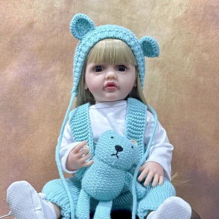 Lifelike Reborn Dolls Realistic Full Silicone Baby Bebe Vinyl 50CM Newborn Girl Doll Princess Toddler Toy Gift