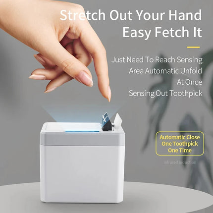 Electric Toothpick Holder Smart Automatic Sensor Toothpicks Dispenser Tooth Pick Container Organizador Kitchen Accessories