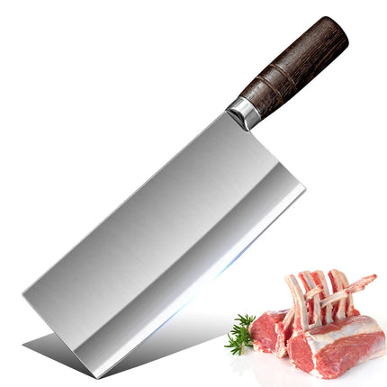 Cleaver Slicing Knife Wood Handle Stainless Steel Blade Kitchen Knives Chef Cleaver Meat Fish Chop Vegetables Butcher Knife Tool