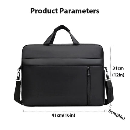 Laptop Sleeve Bag 15.6 in Notebook Case for Macbook Air Pro Tablet Accessories Waterproof Portable Travel Carrying Shoulder Bag