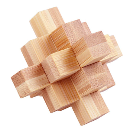 Wooden Puzzle Games Brain Teasers Toy 3D Puzzles for Teens and Adults Logic Puzzle Wood Magic Cube Brain Teaser Assembling Toys