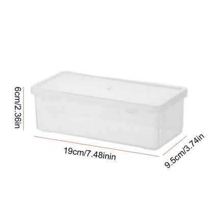 Pencil Case Box PP Material Transprant Pen Box Stationery Pen Case Supplies Pencil Storage Multifunction Transparent