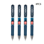 4Pcs Pen / Dark Blue ink