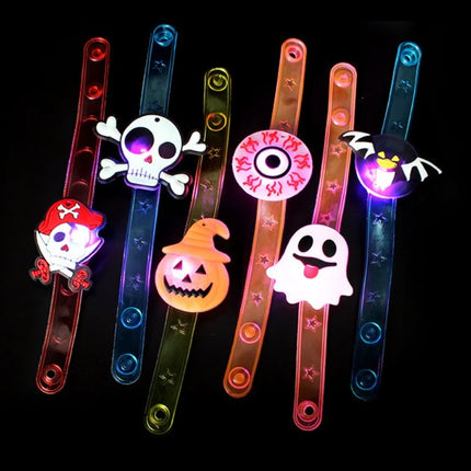 120PCS Halloween Glow Watch Horror Flash Prop Children's Watch Halloween Party Decorations Christmas decorations