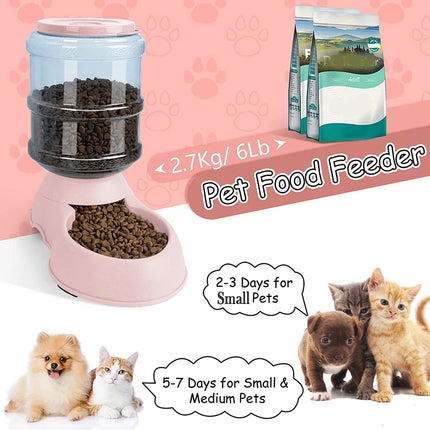 Automatic Water Dispenser Large Capacity Pet Feeder Small Dog Food Bowl  Cat Feeder Drinking Bowl Pet Feeding Drinker Water Bowl