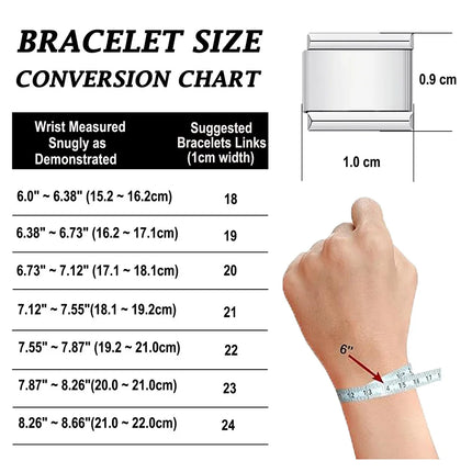 CONCEPT 2024 Hot Sales Me Fashion New Italian Charm Bracelet Stainless Steel One Article 18 Modules 9mm Bracelet  Jewelry BT001