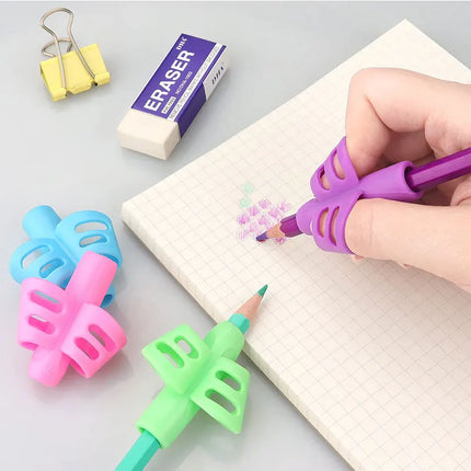 Stationery Children Writing Correction Device Silicone Pen Holder Students Learning Write Corrector Tool Teaching Equipment