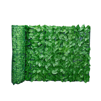 Artificial Leaf Privacy Fence Roll Wall Landscaping Fence Privacy Fence Screen Outdoor Garden Backyard Balcony Green Basket