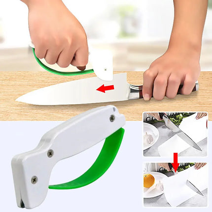 Handheld Sharpener Household Sharpener Pocket Knife and Garden Poop Tools Professional Sharp Knives Plastic Hand Held Portable