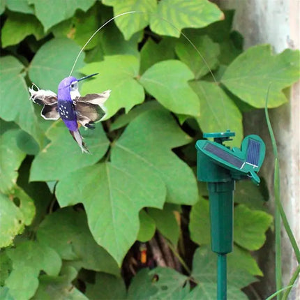 Solar Simulation Garden Hummingbird Garden Shopping Mall Shop Decoration Garden Stake Courtyard Outdoor Decoration