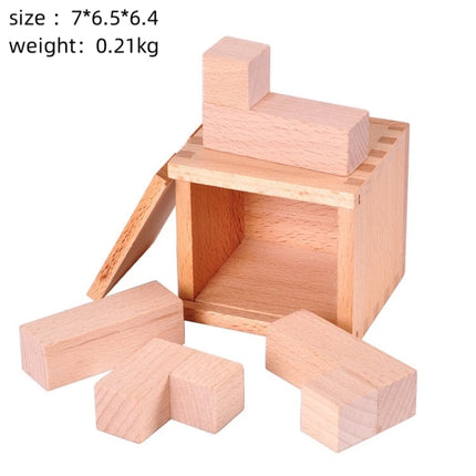 Adult Wooden Classical Puzzle Toy Kong Ming Lock Series Daquan Thinking Brain Game Digital Puzzle Luban Lock Children's Puzzle