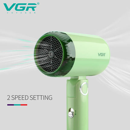 VGR Hair Dryer Professional Dryer Foldable Hair Dryer Machine Overheating Protection Hair Salon for Household Use Mini V-421