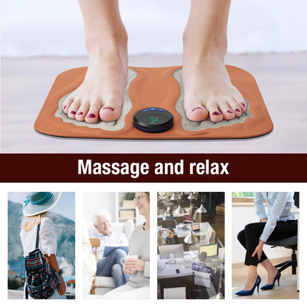 Smart 3D Foot Massage Pad Feet Massager Improve Blood Circulation Relax Muscles Slim Legs Rechargeable Foot Pad