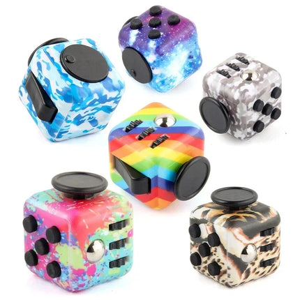 fidget toys Anti Stress Cubes Rainbow Fingertip Infinity Magic Cubo Infinito Square Sensory Toys Decompression