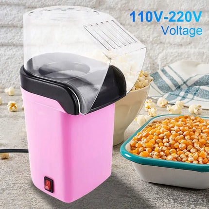 220V Popcorn Makers Mini Popcorn Machine Electric Household Appliance Machine Fully Automatic Popcorn Machine For Home Kitchen