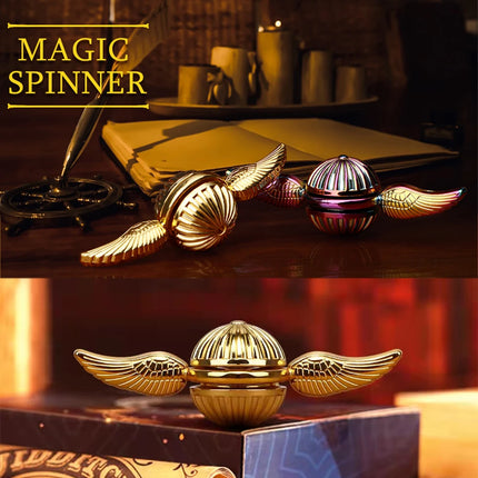 Golden Snitch Fidget Spinner for Kids Adult Anti Stress Fidget Toys Antistress Ball Metal Finger Rotation Spinner Desk EDC Toys