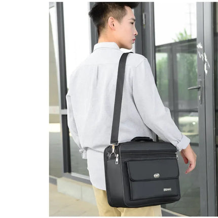 Large Capacity Men's Laptop Bag Briefcases Business Document Electronic Article Clothes Storage Pouch Shoulder  Travel Organizer