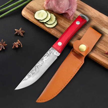 Boning Knife Meat Cleaver Stainless Steel Bone Meat Fruit Vegetables Fish Chef Knife Handmade Forged Knife Kitchen Accessories