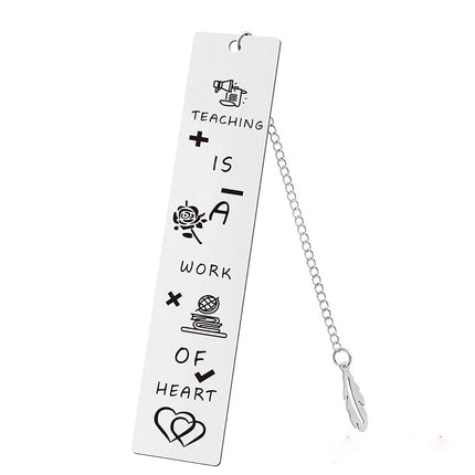 New Creative Metal Bookmark For Students  School Office Teacher Appreciation Gifts Stationary Reading Accessories Supplies