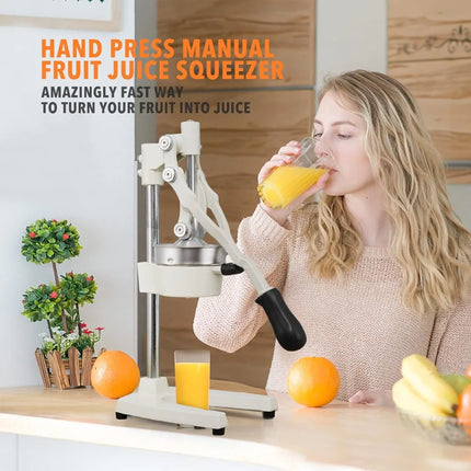 Commercial Heavy Duty Cast Iron Hand Press Manual Orange Citrus Lemon Lime Grapefruit Pomegranate Fruit Juice Squeezer Machine