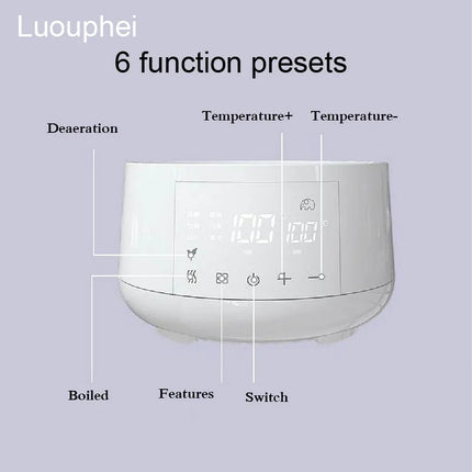 1.2L Infant Thermostatic Milk Regulator Baby Kettle Keep Warm 24 Hours Hot Water Smart Insulation Pot Milk Powder Warmer