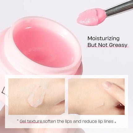 8g LAIKOU Sakura Lip Sleeping Mask Hydrating Moisture Nutriousing Wrinkle Smoothing Dryness Lip Mask Korean Cosmetics Skin Care