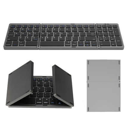 Mini Portable Folding Keyboard Thin Wireless BT Number Keypad For Mac Windows Laptop Tablet Light-Handy Bluetooth-compatible