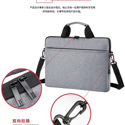 Laptop Bag Sleeve Case Shoulder HandBag Notebook Pouch Briefcases 13.3 14 15.6 Inch for Lenovo HP Huawei Asus Dell Samsung